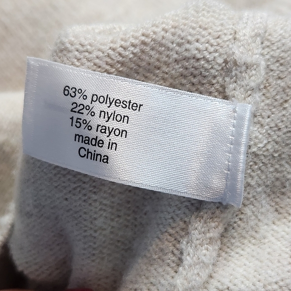 Lane Bryant Cream Knit Sweater - Picture 4 of 4